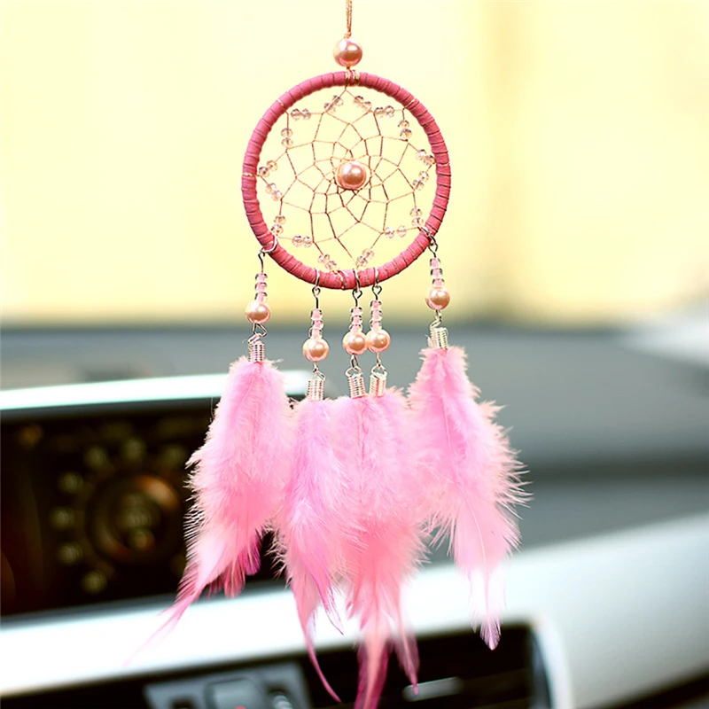 Car Ornament Handmade Indian Dream Catcher Net with Feathers Wind Chimes Wall Hanging Dreamcatcher Craft Gift Home Decoration
Car Ornament Handmade Indian Dream Catcher Net with Feathers Wind Chimes Wall Hanging Dreamcatcher Craft Gift Home Decoration