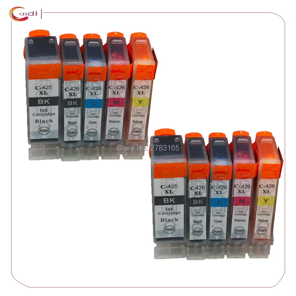 

10 PCS Compatible For Canon PGI-425 CLI-426 ink cartridges pixma ip4840 ix6540 mg5140 mg5240 mg6140 mg8140 mx884 printer ink