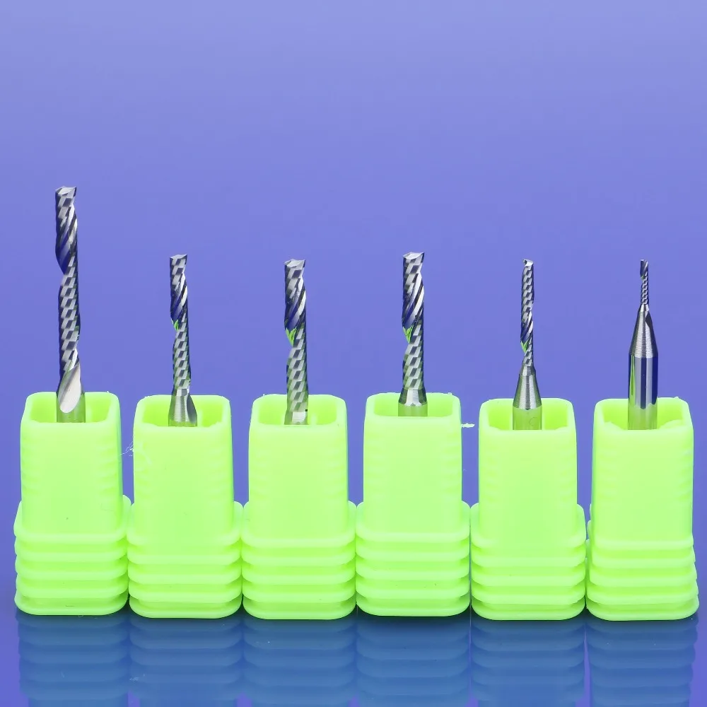 10Pcs 2.0x6mm Single Flute Spiral Cutter 3A TOP Quality CNC End Mill Carbide router bit For Acrylic PVC MDF Milling Cutter
10Pcs 2.0x6mm Single Flute Spiral Cutter 3A TOP Quality CNC End Mill Carbide router bit For Acrylic PVC MDF Milling Cutter
