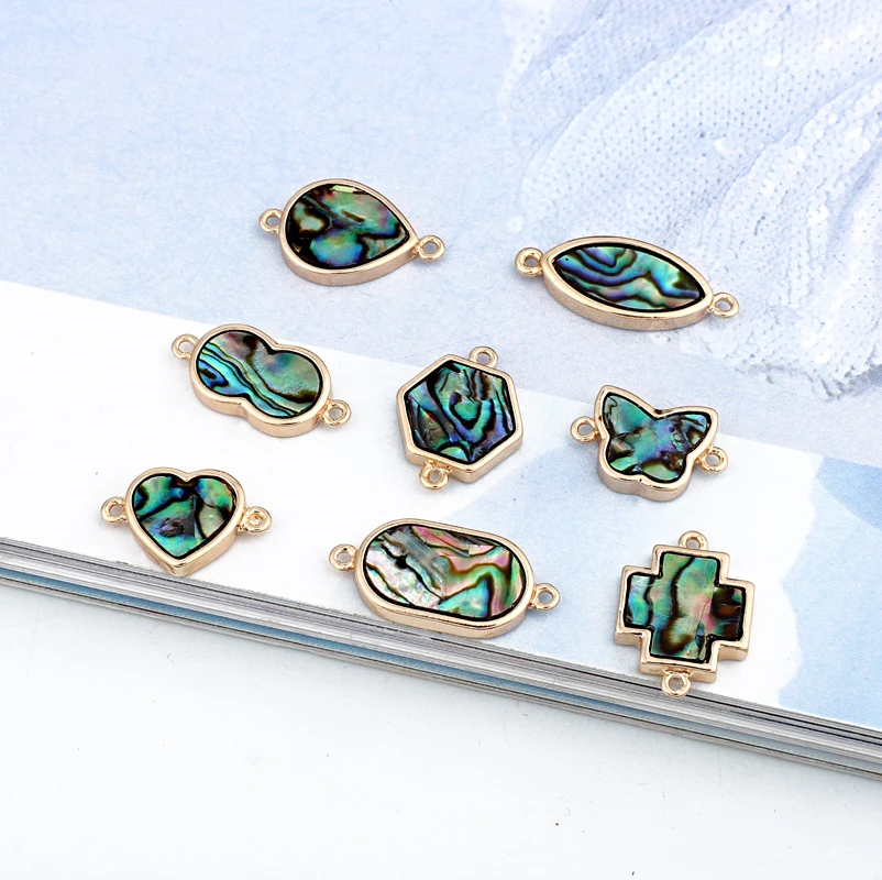 2pcs Geometric Natural Shell Bracelet Connector Jewelry Making Handmade Handicraft Accessories Diy Necklace Charms Findings C287
2pcs Geometric Natural Shell Bracelet Connector Jewelry Making Handmade Handicraft Accessories Diy Necklace Charms Findings C287