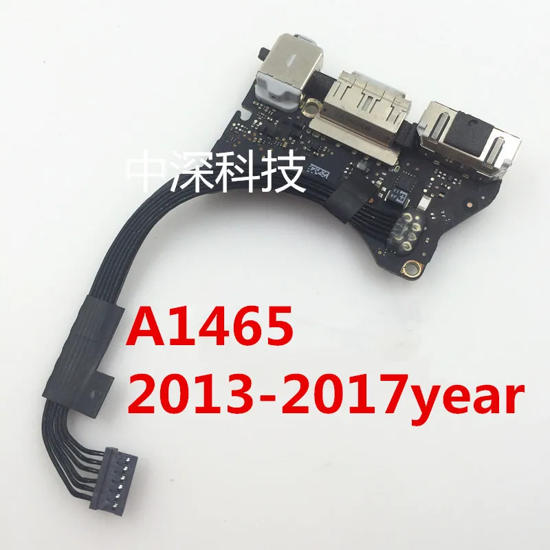 A1465 Power Board for Air 11.6" A1465 I/O USB Audio Board Power DC Jack 2013 2014 Year 820-3453 820-3453-A 923-0430
A1465 Power Board for Air 11.6" A1465 I/O USB Audio Board Power DC Jack 2013 2014 Year 820-3453 820-3453-A 923-0430