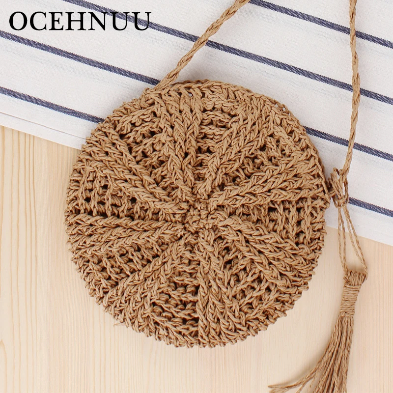 OCEHNUU Round Small Beach Bags Women Straw Summer Bag 2020 Tassels Weave Ladies Shoulder Bag Crossbody For Girls Vacation Purse
OCEHNUU Round Small Beach Bags Women Straw Summer Bag 2020 Tassels Weave Ladies Shoulder Bag Crossbody For Girls Vacation Purse