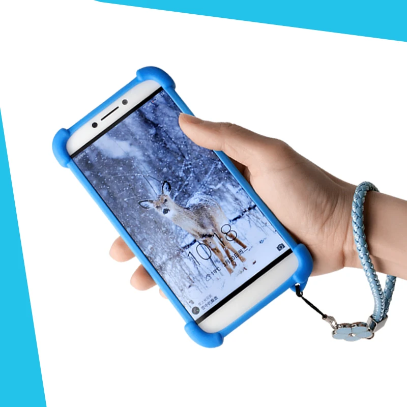 Чехол Geotel A1 Обложка A 1 Универсальная мягкая крышка из ТПУ со шнурком на руку для G1