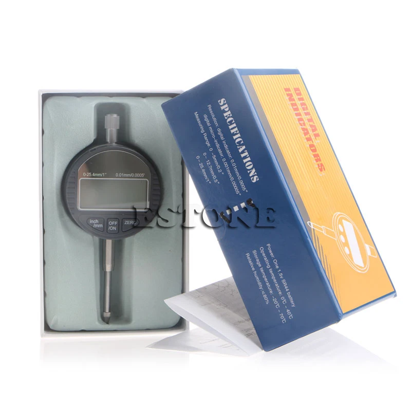 0-25.4mm/1" Gauge Digital Dial indicator Range Precision Tool 0.01mm/0.0005" 2017 New Microbiometer
0-25.4mm/1" Gauge Digital Dial indicator Range Precision Tool 0.01mm/0.0005" 2017 New Microbiometer