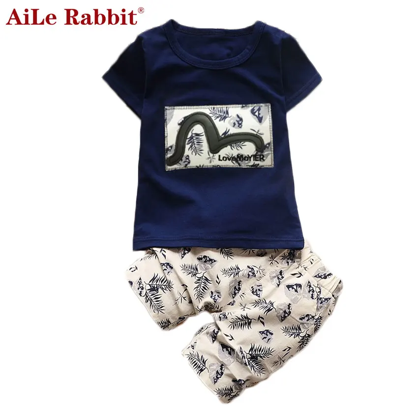 AiLe Rabbit Kid Boys Clothing Sets Summer Kids Clothes for Boys Fashion t-shirt pants 2 pcs Baby Boys Toddler Suit k1
AiLe Rabbit Kid Boys Clothing Sets Summer Kids Clothes for Boys Fashion t-shirt pants 2 pcs Baby Boys Toddler Suit k1