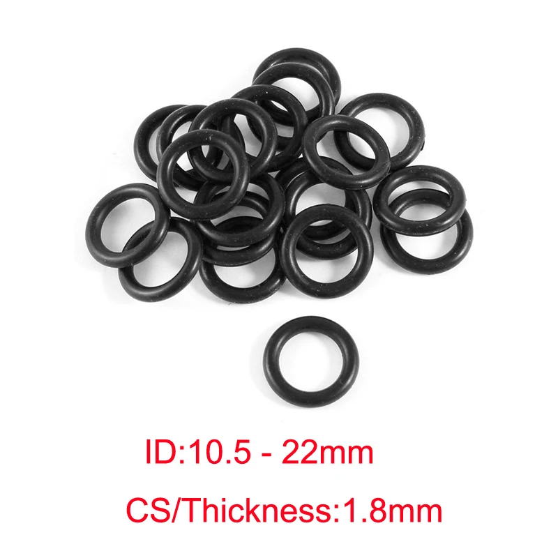 NBR rubber O ring O-ring Oring Seal Rubber Gaskets ID 10.5 11 11.2 11.5 11.8 12 12.5 12.8 13 13.2 13.5 14 15 15.4 22mm x CS1.8mm
NBR rubber O ring O-ring Oring Seal Rubber Gaskets ID 10.5 11 11.2 11.5 11.8 12 12.5 12.8 13 13.2 13.5 14 15 15.4 22mm x CS1.8mm