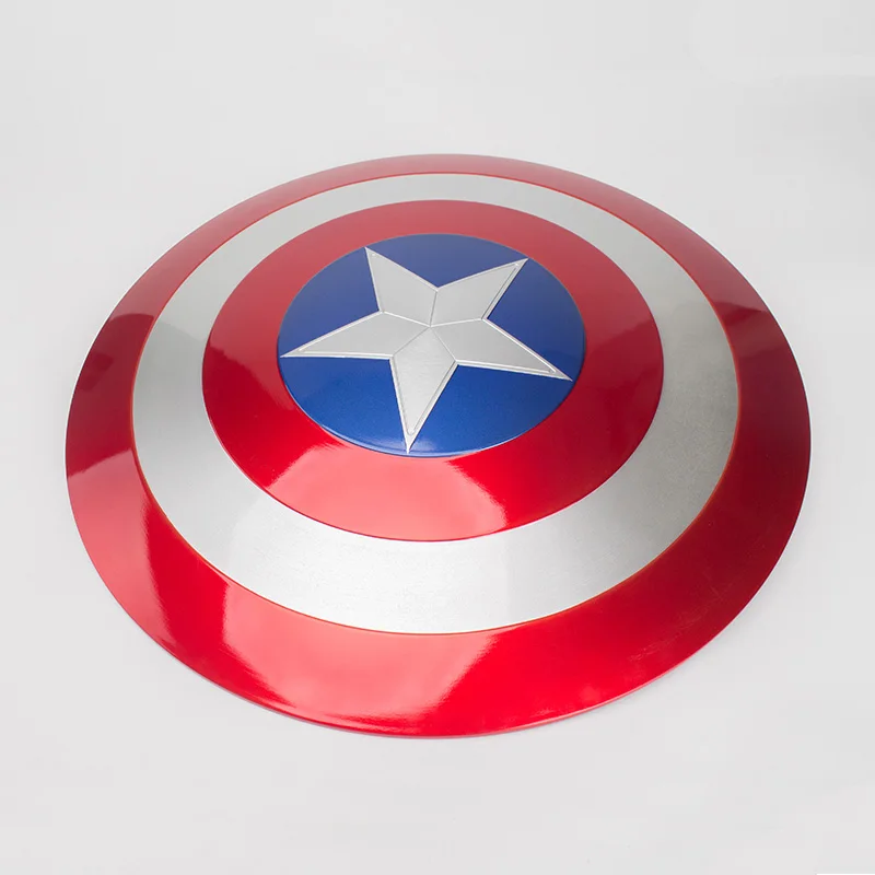 Пластиковый щит Captain America легкий легко носить с собой может использоваться в