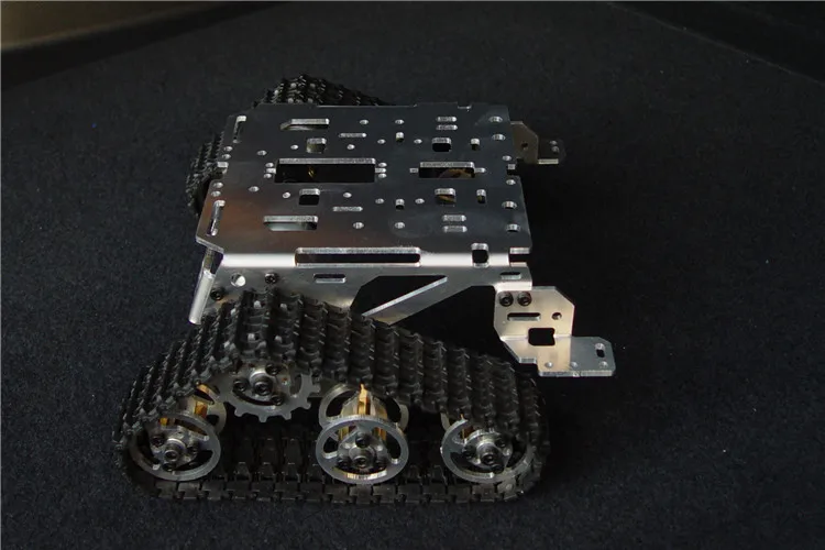 Металлическое умное роботизированное шасси танка S200, комплект для Arduino, гусеничный автомобиль/гусеничный автомобиль с 2 двигателями, 2 гусеницы, металлическая конструкция
Металлическое умное роботизированное шасси танка S200, комплект для Arduino, гусеничный автомобиль/гусеничный автомобиль с 2 двигателями, 2 гусеницы, металлическая конструкция