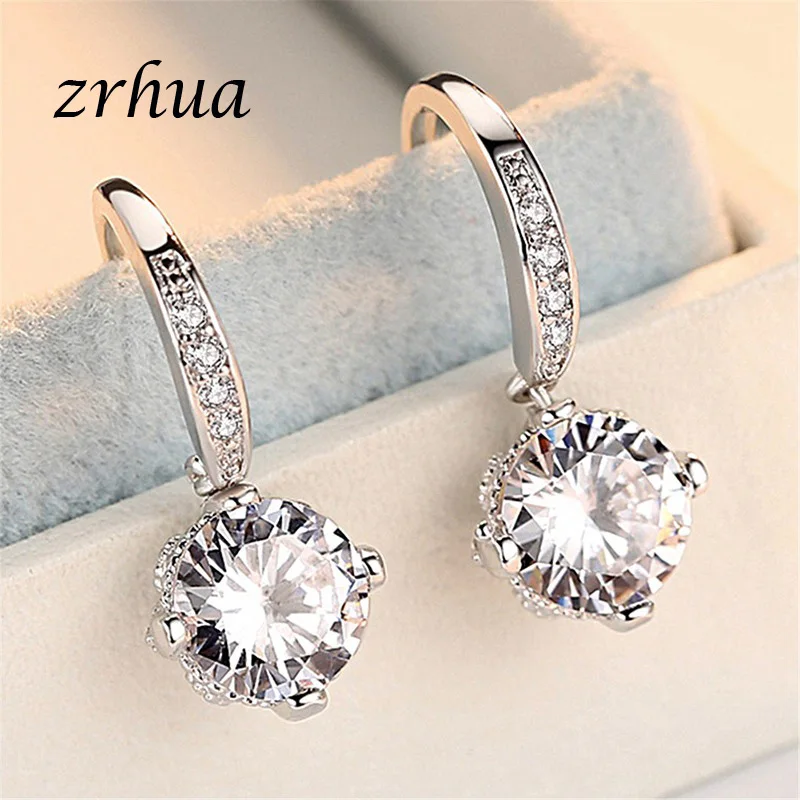ZRHUA Classic 925 Sterling Silver Drop Earrings For Women Girls Luxury Silver Original Earrings Fashion Jewelry Gift Wholesale
ZRHUA Classic 925 Sterling Silver Drop Earrings For Women Girls Luxury Silver Original Earrings Fashion Jewelry Gift Wholesale