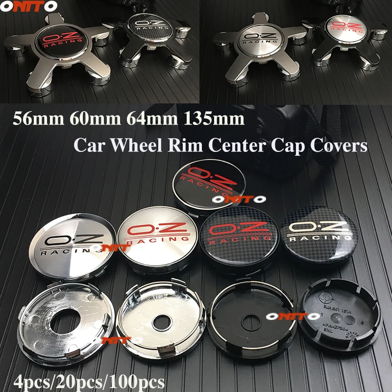 Car Styling OZ racing 56mm 60mm 64mm 135mm Wheel Rim Center Cap Badge Covers 5olors For BMW Toyota Honda Hyundai VOLVO | Автомобили и