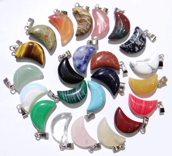 Оптовая продажа модных кварцевых кристаллов Natuursteen tiger eye Opalite Mix Onyx Bedels Moon Hangers Voor Sieraden Maken ketting 12 шт.
Оптовая продажа модных кварцевых кристаллов Natuursteen tiger eye Opalite Mix Onyx Bedels Moon Hangers Voor Sieraden Maken ketting 12 шт.