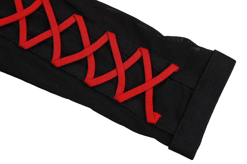 red and black long sleeve mesh 2020 see through sexy rayon knee length bodycon bandage dress
red and black long sleeve mesh 2020 see through sexy rayon knee length bodycon bandage dress