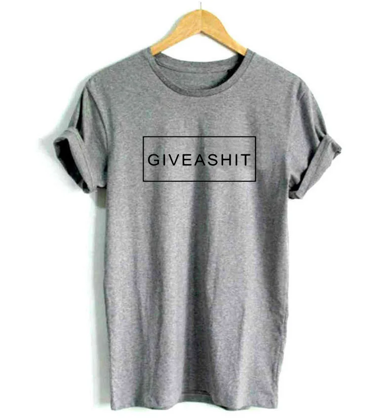 GIVE A SHIT Letters Print Women tshirt Cotton Casual Funny t shirt For Lady Girl Top Tee Hipster Drop Ship F556
GIVE A SHIT Letters Print Women tshirt Cotton Casual Funny t shirt For Lady Girl Top Tee Hipster Drop Ship F556