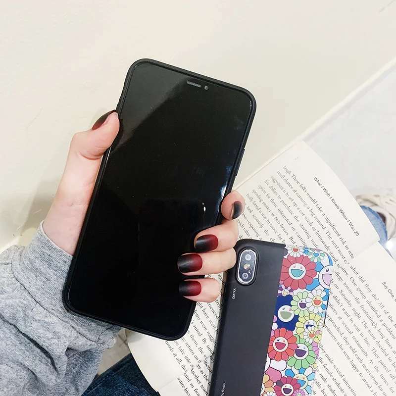 Милый семицветный цветок для iPhone XR Max мобильный телефон оболочка iPhone6s 7 8 Plus синий
