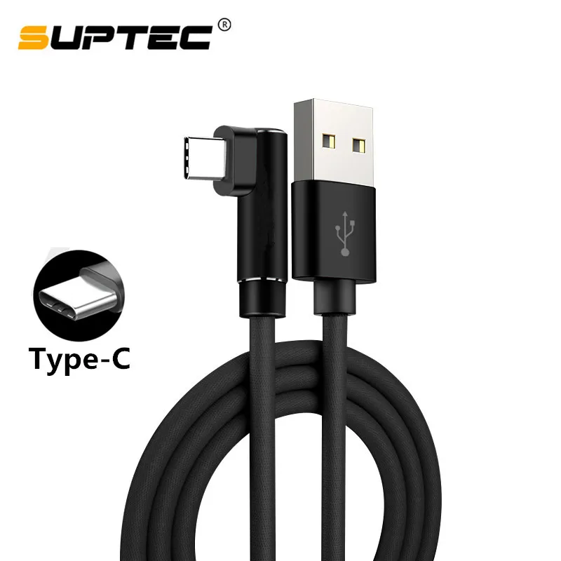 SUPTEC Type-C 90 Degree Fast Charging USB C Cable L Shape Data Cord Charger For Samsung S8 S9 Plus Xiaomi mi5 mi6 Huawei P10 P9
SUPTEC Type-C 90 Degree Fast Charging USB C Cable L Shape Data Cord Charger For Samsung S8 S9 Plus Xiaomi mi5 mi6 Huawei P10 P9