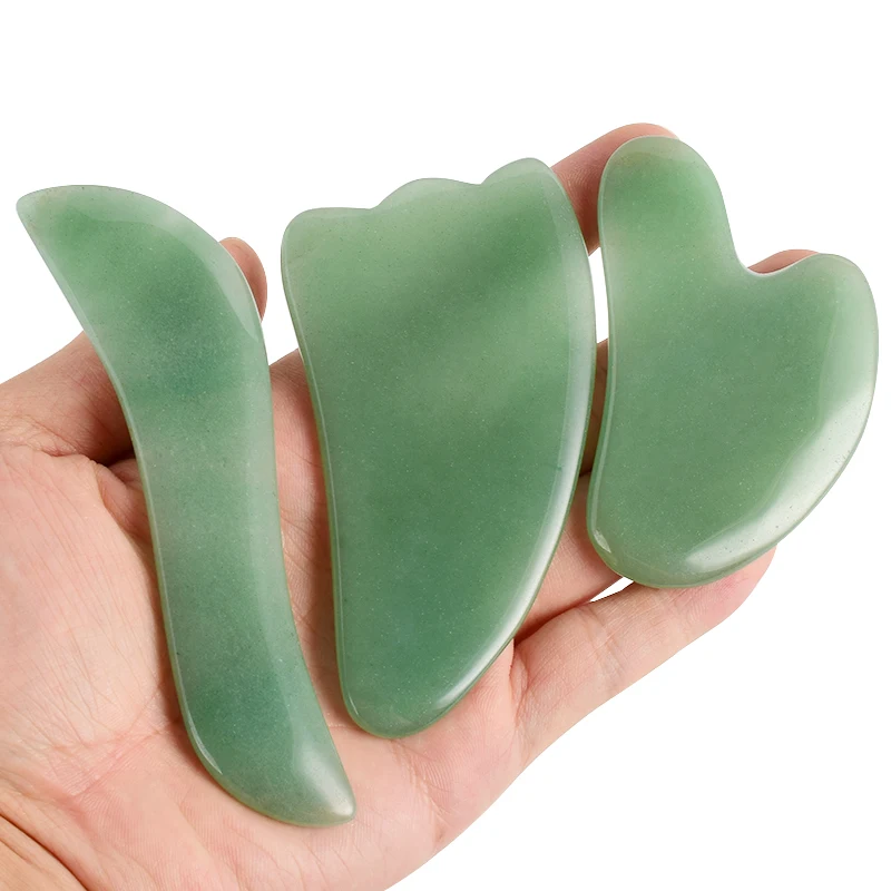3 Pcs Massage Guasha Tools Natural Green Aventurine Relaxation Slimming GuaSha For Body Face Back Hand Leg Health Care Beauty
3 Pcs Massage Guasha Tools Natural Green Aventurine Relaxation Slimming GuaSha For Body Face Back Hand Leg Health Care Beauty