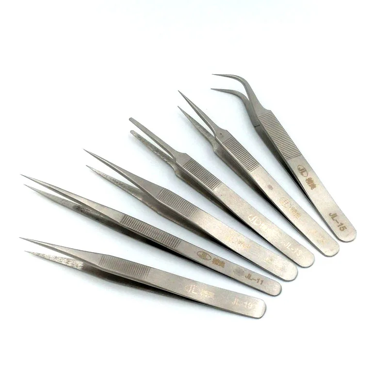 1 piece Jingliang High Quality Stainless Steel Tweezers Super Hard Anti-acid Picking False Eyelashes and Small item Repair Tools
1 piece Jingliang High Quality Stainless Steel Tweezers Super Hard Anti-acid Picking False Eyelashes and Small item Repair Tools