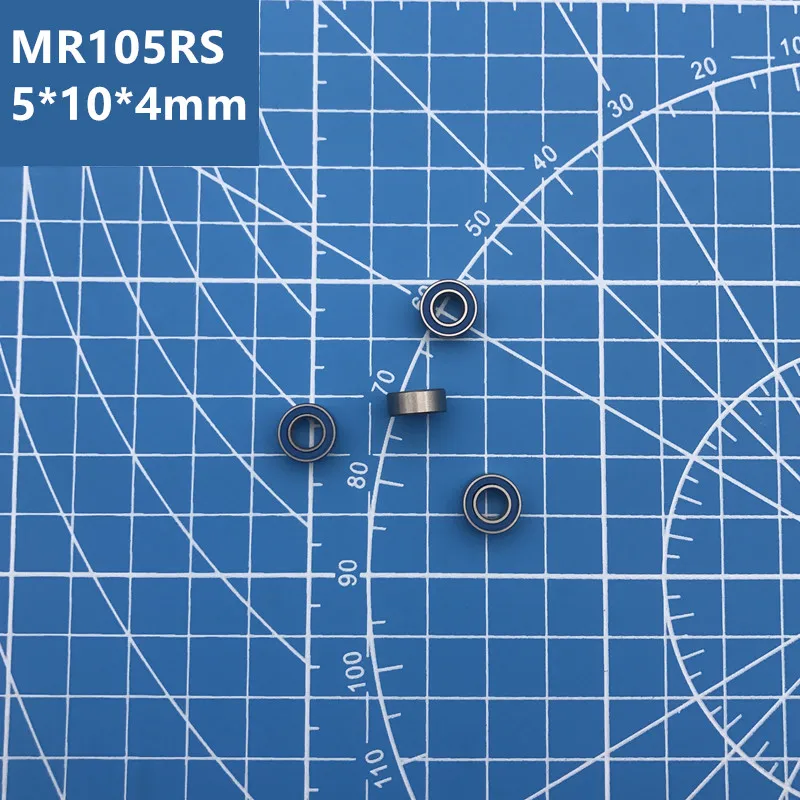 Free Shipping high quality Blue Sealed MR105-2RS Bearing (10PCS) 5*10*4 mm Miniature MR105 2RS deep Ball Bearings MR105
Free Shipping high quality Blue Sealed MR105-2RS Bearing (10PCS) 5*10*4 mm Miniature MR105 2RS deep Ball Bearings MR105