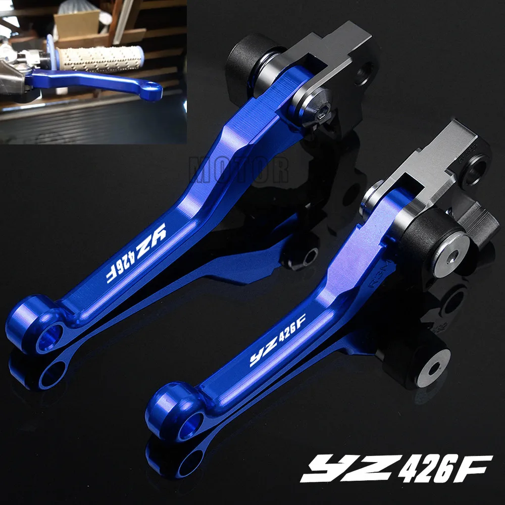 Фото Для Yamaha YZ426F 2001-2019 2018 YZ426 YZ 426F 426 F CNC рычаги сцепления мотоцикла грязевого