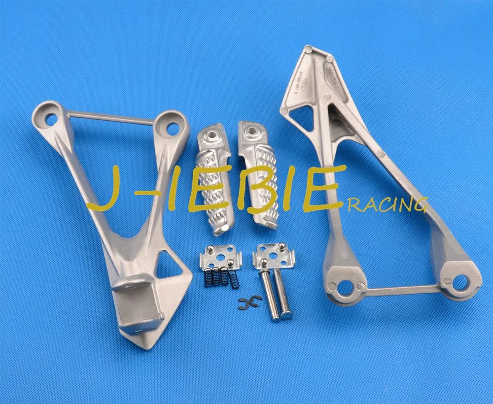 Rear Passenger Foot pegs Brackets For Kawasaki Ninja ZX6R 2005-2008 ZX636 2005 2006 SILVER
Rear Passenger Foot pegs Brackets For Kawasaki Ninja ZX6R 2005-2008 ZX636 2005 2006 SILVER