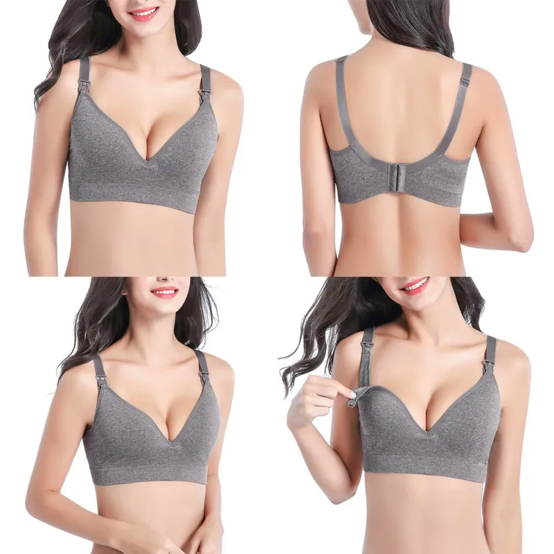 Women Seamless Solid Maternity Nursing Bra Maternity Clothings Wire Free Front Open Pregnant Breastfeeding Underwear
Women Seamless Solid Maternity Nursing Bra Maternity Clothings Wire Free Front Open Pregnant Breastfeeding Underwear