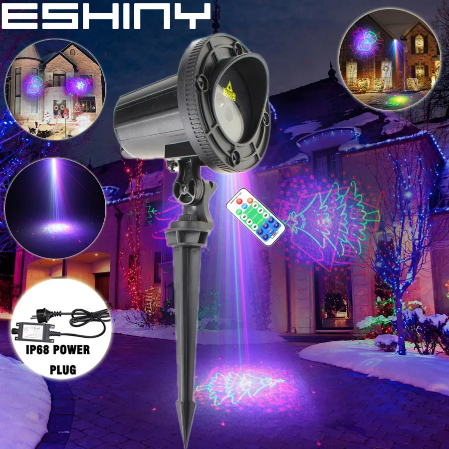 ESHINY Открытый водонепроницаемый RGB лазерный 24 Рождественские узоры проектор праздник вечеринка Рождественская елка стена сад Пейзаж свет ...
ESHINY Открытый водонепроницаемый RGB лазерный 24 Рождественские узоры проектор праздник вечеринка Рождественская елка стена сад Пейзаж свет ...