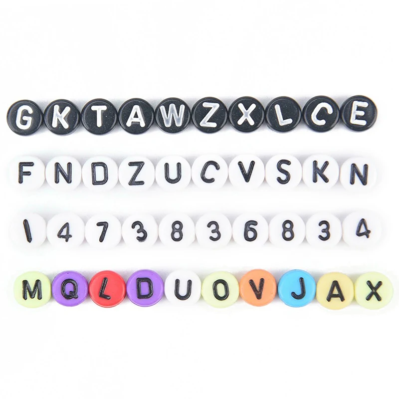 200pcs Acrylic Bead Letters DIY Letter Beads Ball Alphabet Number Beads For Bracelet Clip For Jewelry Findings
200pcs Acrylic Bead Letters DIY Letter Beads Ball Alphabet Number Beads For Bracelet Clip For Jewelry Findings