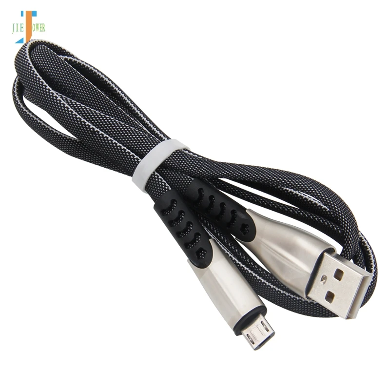 Micro USB Cable Zinc alloy metal flat braided Fast Charge Data Cable for Samsung LG tablet Android USB Charging Cord 100pcs/lot
Micro USB Cable Zinc alloy metal flat braided Fast Charge Data Cable for Samsung LG tablet Android USB Charging Cord 100pcs/lot