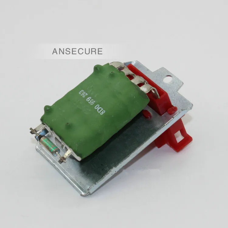 HVAC Manual heater blower motor Resistor for Passat Variant 1998-2005 audi A4 Quattro S4 1998-2000 8D0 959 263
HVAC Manual heater blower motor Resistor for Passat Variant 1998-2005 audi A4 Quattro S4 1998-2000 8D0 959 263
