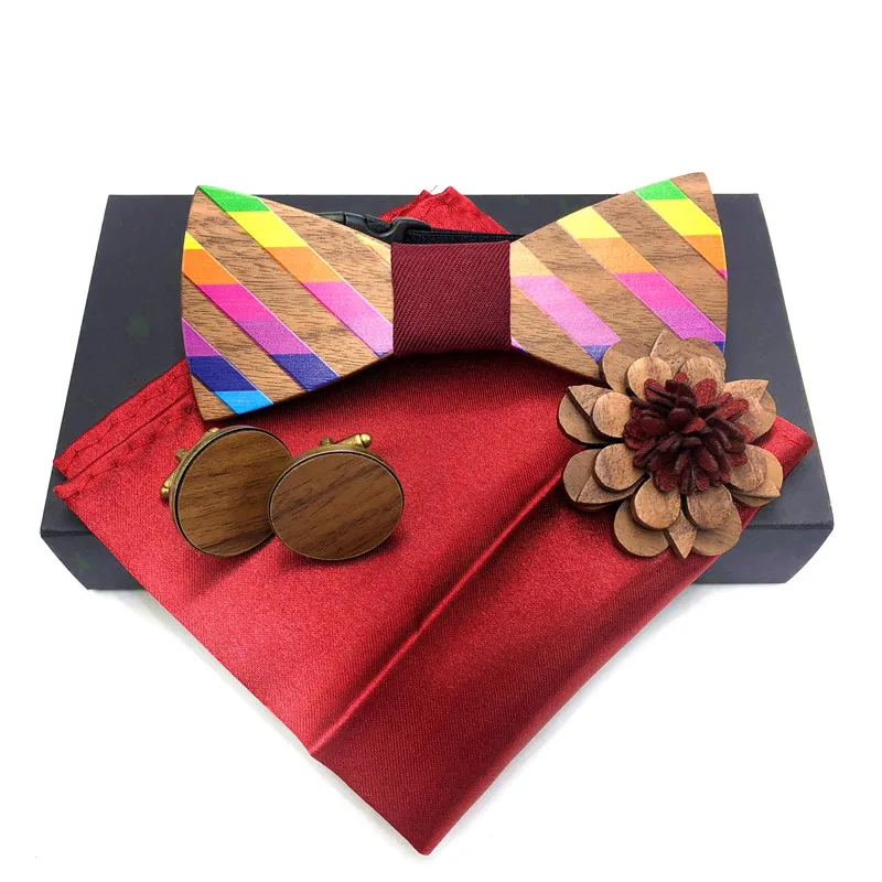 Мужской деревянный галстук-бабочка аксессуар Бабочка для свадебной вечеринки