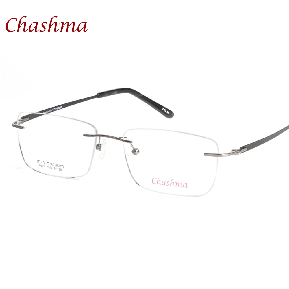Chashma Brand Eyewear Top Quality armacao para oculos de grau Frameless Light Glasses Rimless Frame Pure Titanium Eyeglasses Men
Chashma Brand Eyewear Top Quality armacao para oculos de grau Frameless Light Glasses Rimless Frame Pure Titanium Eyeglasses Men