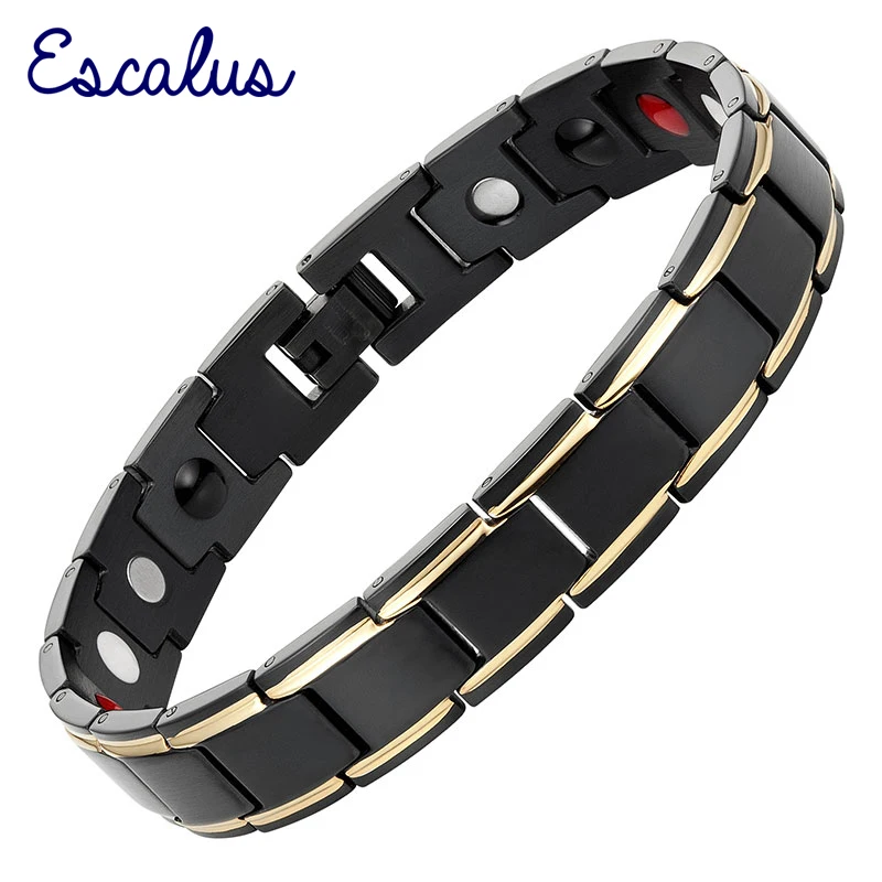 Escalus Trendy Men's Black Magnetic Jewelry Bracelet for Men Stainless Steel Fashion Charm New Bracelets Jewelry Wristband
Escalus Trendy Men's Black Magnetic Jewelry Bracelet for Men Stainless Steel Fashion Charm New Bracelets Jewelry Wristband