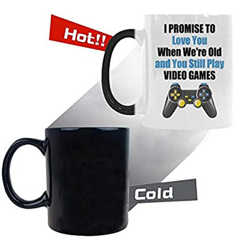 I Promise to Love You When You're Old Still Play Video Games Coffee Mug Funny Mug Changing Color Heat Reveal Tea Cup 11oz
I Promise to Love You When You're Old Still Play Video Games Coffee Mug Funny Mug Changing Color Heat Reveal Tea Cup 11oz
