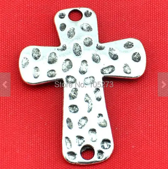 Sideways Cross Charms 10pcs Antique Silver Hammered Cross Bracelet Charm Pendants 30x39mm- DIY Accessory Jewelry Findings Making
Sideways Cross Charms 10pcs Antique Silver Hammered Cross Bracelet Charm Pendants 30x39mm- DIY Accessory Jewelry Findings Making