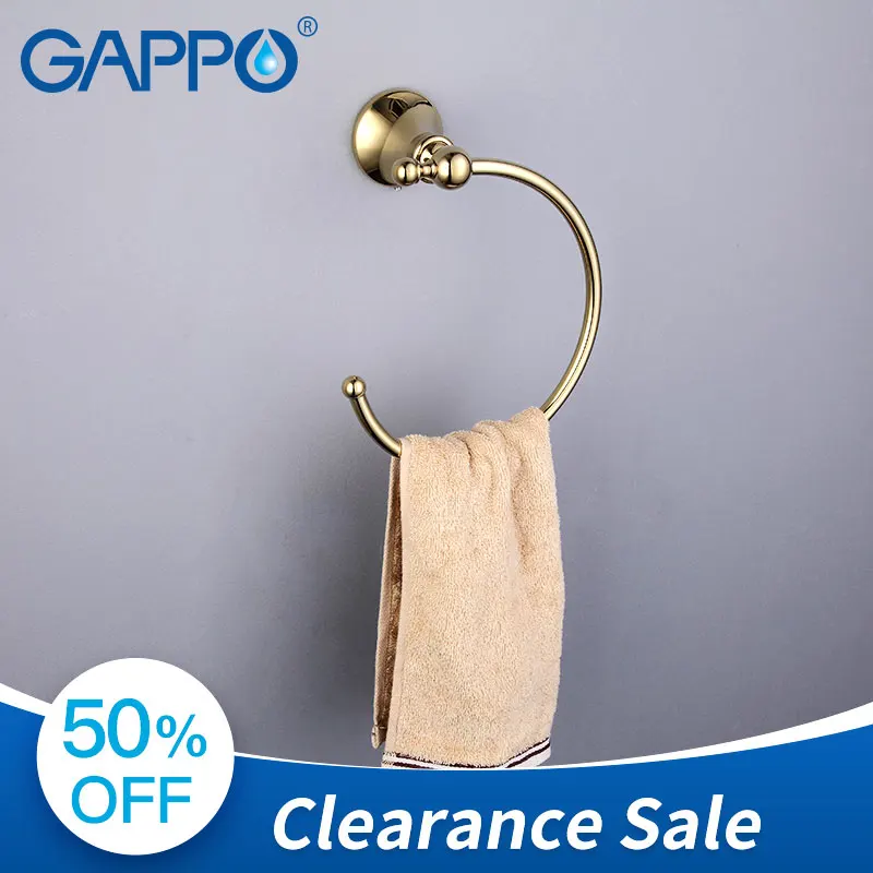 Gappo 1 Set Modern Style Gold Ring Wall Mount Towel Ring Bathroom Accessories Bath Towel Holder Bath Hardware G1404
Gappo 1 Set Modern Style Gold Ring Wall Mount Towel Ring Bathroom Accessories Bath Towel Holder Bath Hardware G1404