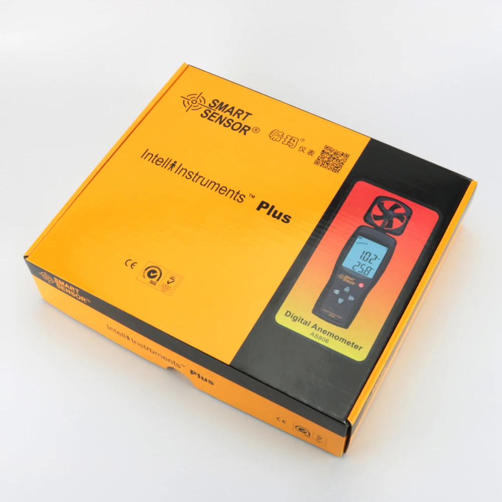 Digital Air Flow meter Anemometer AS806 0-45M/S wind speed sensor hand-held Anemometer Thermometer air flow speed meter
Digital Air Flow meter Anemometer AS806 0-45M/S wind speed sensor hand-held Anemometer Thermometer air flow speed meter