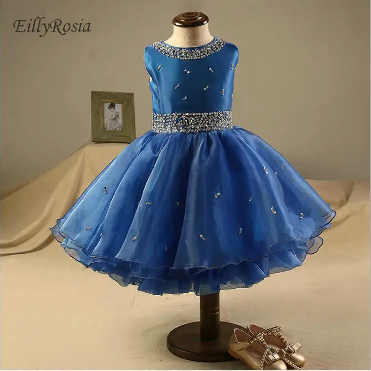 Royal Blue Kids Evening Gowns Tea Length Beading Sequins Organza Tulle Elegant Formal Prom Party Dress for Little Girls Pageant
Royal Blue Kids Evening Gowns Tea Length Beading Sequins Organza Tulle Elegant Formal Prom Party Dress for Little Girls Pageant