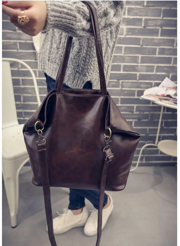 Female bag simple style women's tote big bag vintage messenger shoulder bag office lady handbag gifft86
Female bag simple style women's tote big bag vintage messenger shoulder bag office lady handbag gifft86