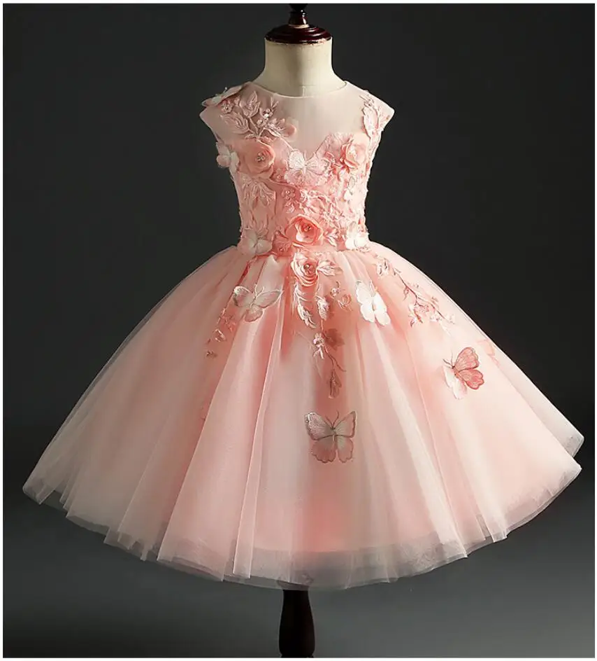 Princess Flower Girl Dress Beaded Appliques Wedding Birthday Party Pageant Dresses For Girls Prom Baptism First Communion Dress
Princess Flower Girl Dress Beaded Appliques Wedding Birthday Party Pageant Dresses For Girls Prom Baptism First Communion Dress