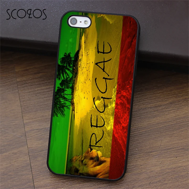 SCOZOS раста Лев Ямайка телефон для iphone X 4 4S 5 5S Se 5C 6 6s 7 8 и плюс # aa155 | Мобильные