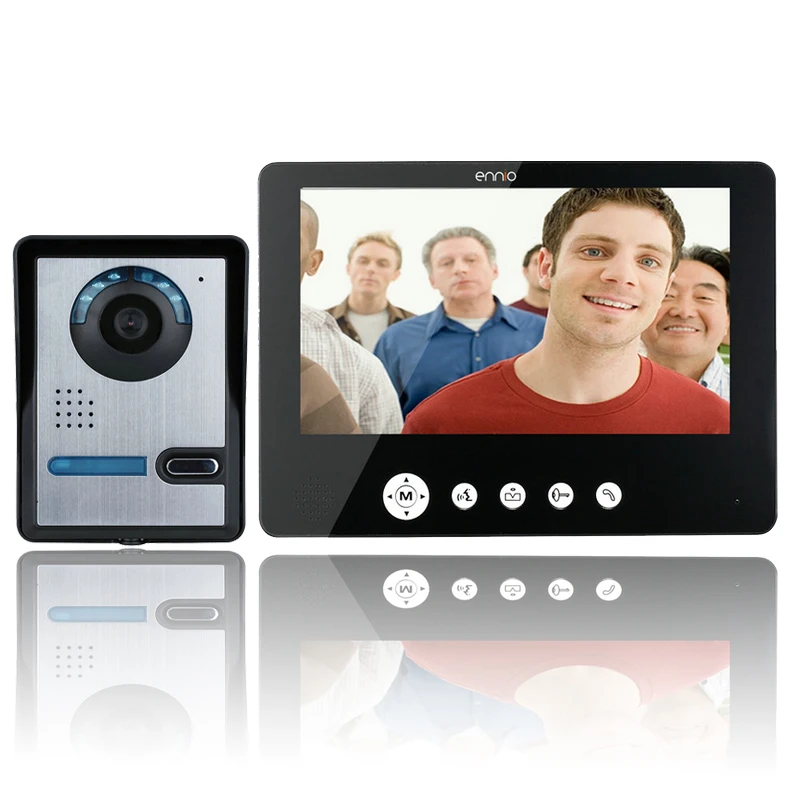 9 inch color TFT Video Door Phone Doorbell Intercom Kit 1-camera 1-monitor Night Vision with IR-CUT HD 1000TVL Camera
9 inch color TFT Video Door Phone Doorbell Intercom Kit 1-camera 1-monitor Night Vision with IR-CUT HD 1000TVL Camera