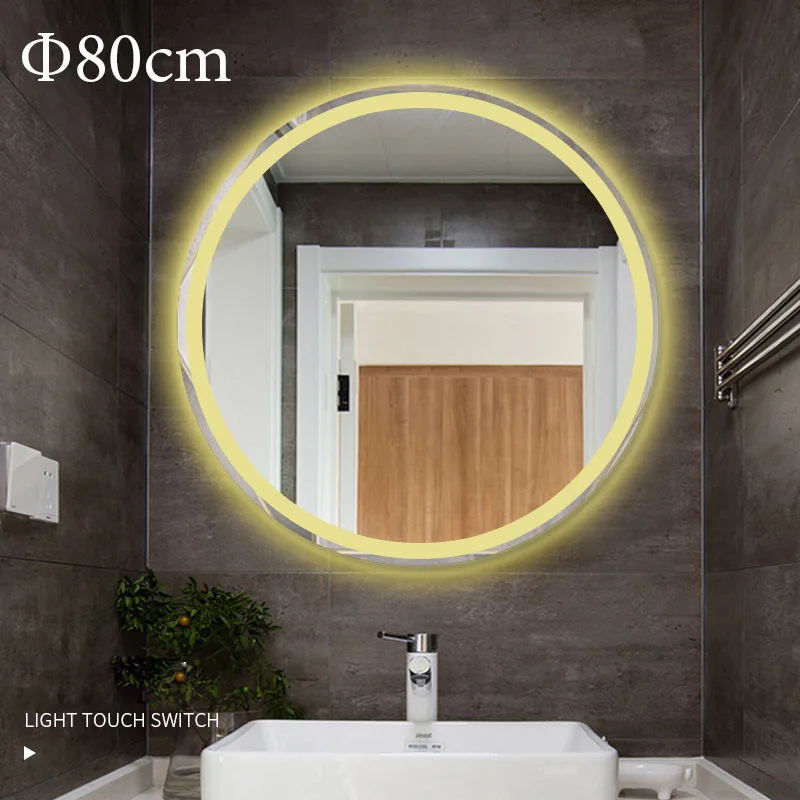 Wall Round Monted LED illuminated Lighted Makeup Mirror Bathroom Smart Mirror 50 60 70 80cm Touch Switch For Mirrors Bluetooth
Wall Round Monted LED illuminated Lighted Makeup Mirror Bathroom Smart Mirror 50 60 70 80cm Touch Switch For Mirrors Bluetooth