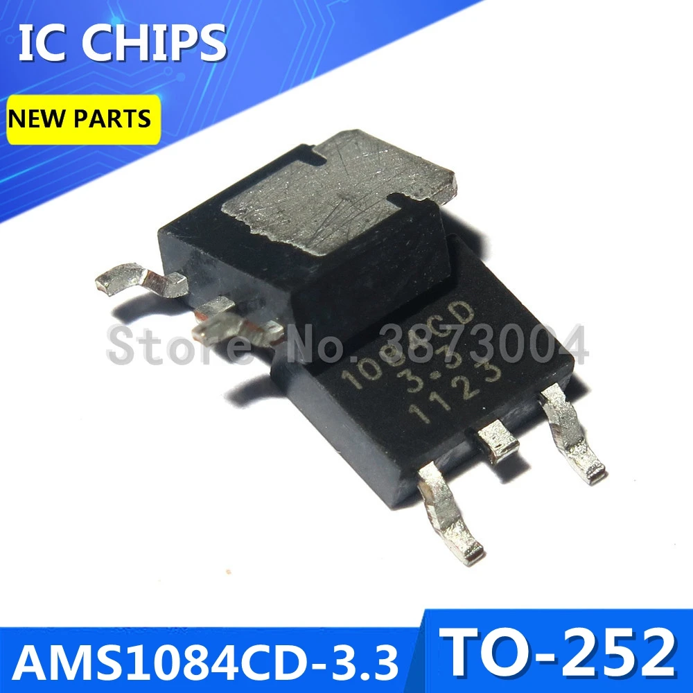 10 шт. AMS1084CD 3.3 TO252Electronic Компоненты новые и оригинальные интегральные