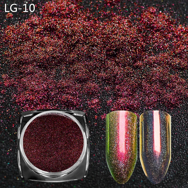 T-TIAO CLUB 0.2g Holographic Nail Glitter Powder Dust Mirror Chameleon Effect Nail Art Decorations DIY Manicure Designs
T-TIAO CLUB 0.2g Holographic Nail Glitter Powder Dust Mirror Chameleon Effect Nail Art Decorations DIY Manicure Designs
