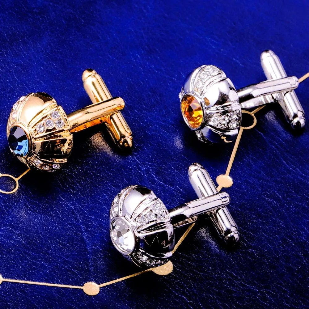 MAISHENOU Shirt Fashion Cufflinks for Mens womens Brand Cuff links Buttons with Crystal color gold High Quality Jewellery
MAISHENOU Shirt Fashion Cufflinks for Mens womens Brand Cuff links Buttons with Crystal color gold High Quality Jewellery