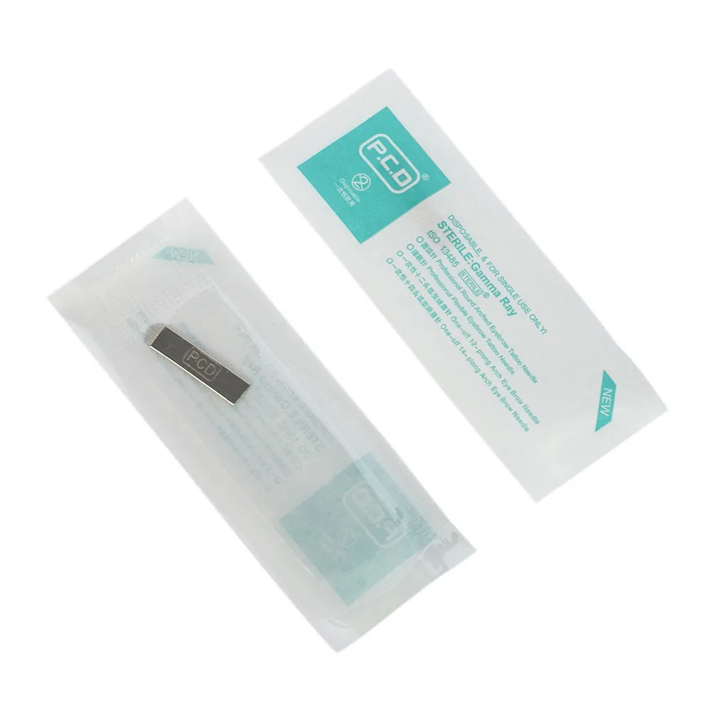19 Pins Agulha Microblading Semi Permanent Tattoo Sterilized Agulhas Tatuagem Needle Laminas Para Tebori Tebore For Manual Pen
19 Pins Agulha Microblading Semi Permanent Tattoo Sterilized Agulhas Tatuagem Needle Laminas Para Tebori Tebore For Manual Pen