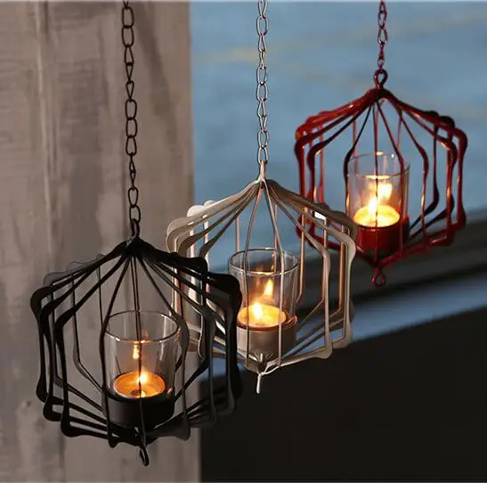 1 шт. декоративный подсвечник из железа 35 см|hanging candle holder|iron hanging holdercandle holders |