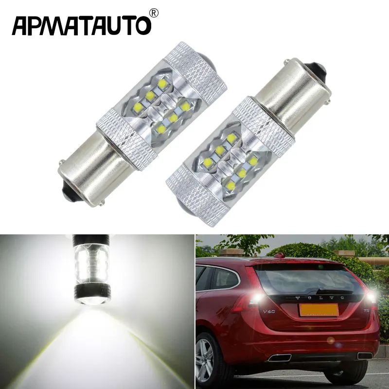 Apmatauto 2x LED Bulbs 80w No Error For Backup Reverse Light 1156 S25 p21w ba15s For volvo xc90 xc60 v70 s80 s40 v60 c30 v50
Apmatauto 2x LED Bulbs 80w No Error For Backup Reverse Light 1156 S25 p21w ba15s For volvo xc90 xc60 v70 s80 s40 v60 c30 v50