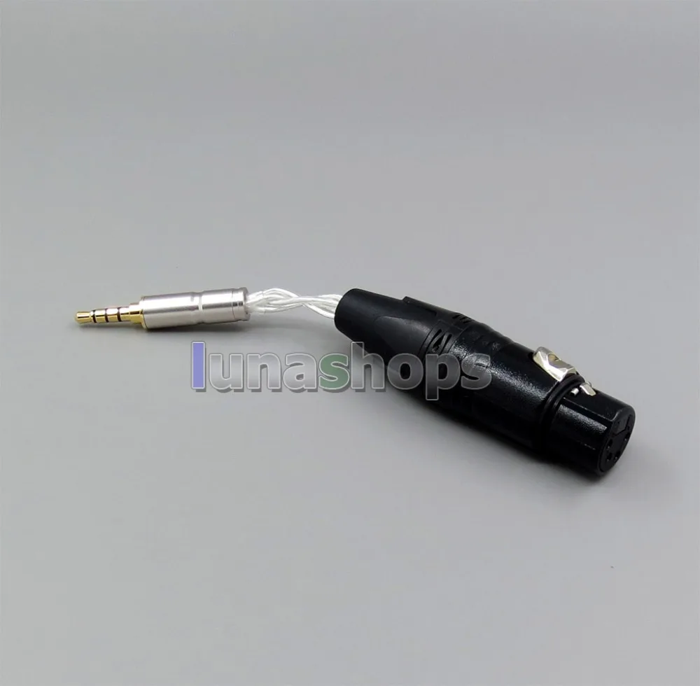 LN006063 3.5mm Pure Silver Shiedling TRRS Re-Zero Balanced To 4pin XLR Female Cable For Hifiman HM901 HM802 Headphone Amplifier
LN006063 3.5mm Pure Silver Shiedling TRRS Re-Zero Balanced To 4pin XLR Female Cable For Hifiman HM901 HM802 Headphone Amplifier