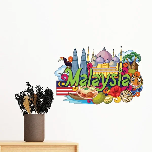 Twinstower Malaysia Graffiti Removable Wall Sticker Art Decals Mural DIY Wallpaper for Room Decal
Twinstower Malaysia Graffiti Removable Wall Sticker Art Decals Mural DIY Wallpaper for Room Decal